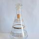 Luxhem glass carafe with vintage gold trim