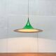 Semi-model tulip pendant lamp green space Danish mid-century by Claus Bondrup and Torsten Thorup for Fog & Mørup, 1960s, set of 2