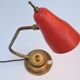 Vintage tole and brass design office lamp