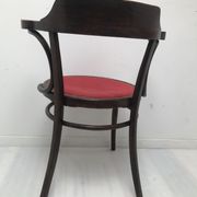 Old curved wooden chair
