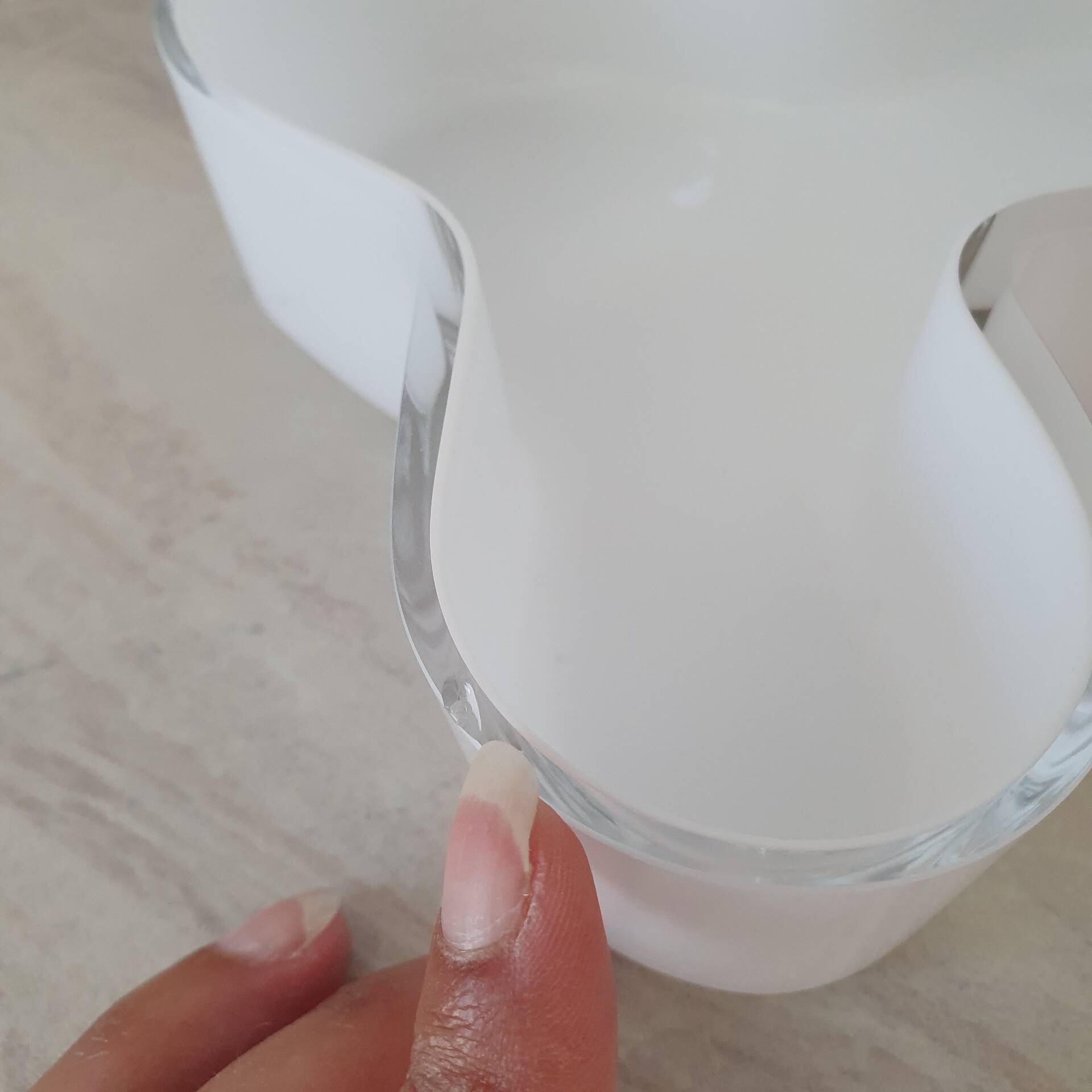 Aalto Alvar - Iittala / Opal glass bowl / Finnish design