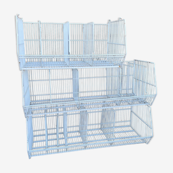 Module of 3 grocery shelves