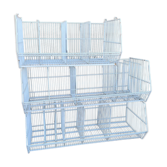 Module of 3 grocery shelves