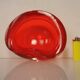 Vintage Italian Red Murano Glass Ashtray, 1960s