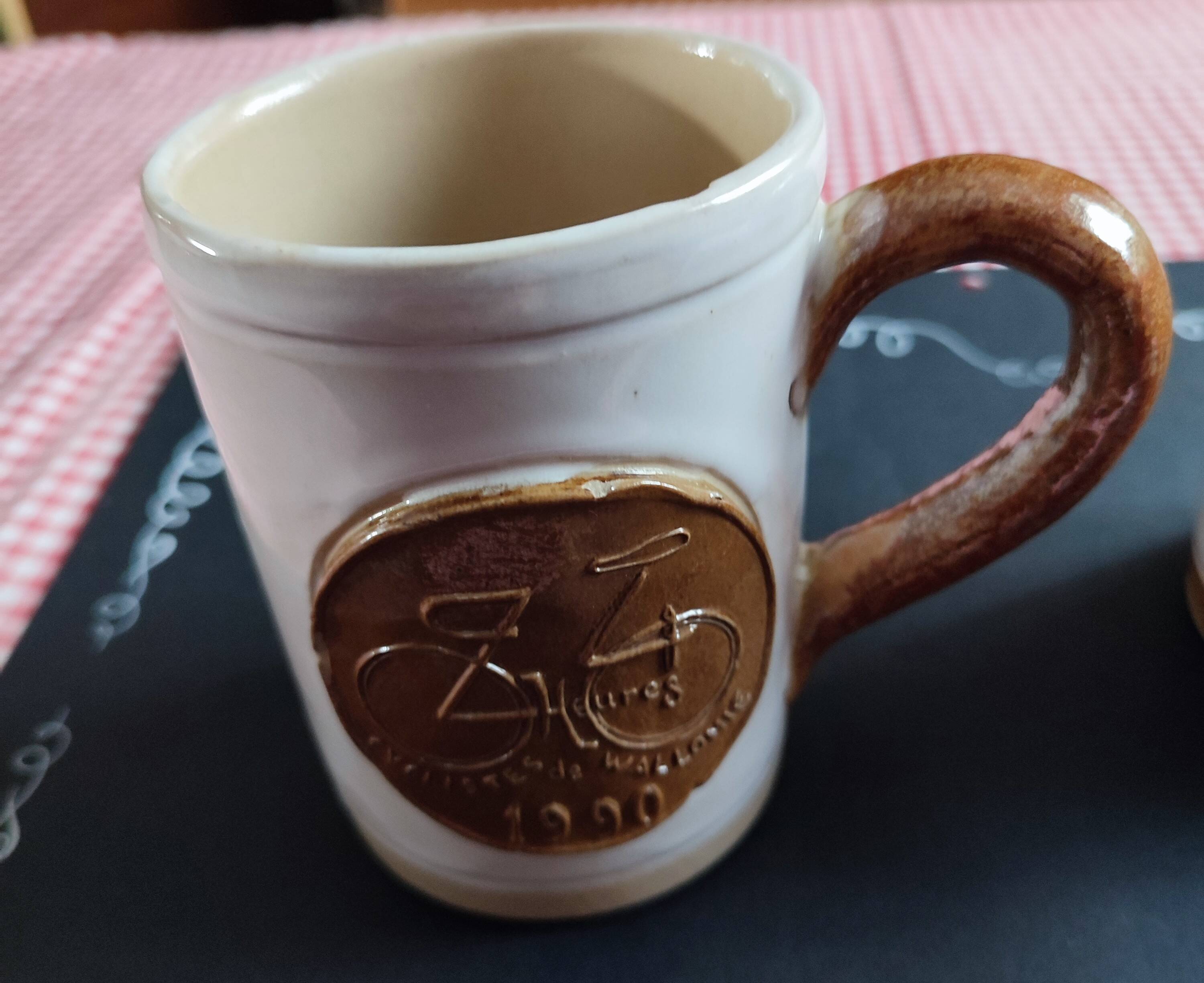 Collectible stoneware mug