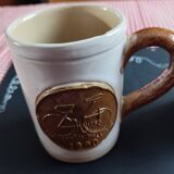 Collectible stoneware mug