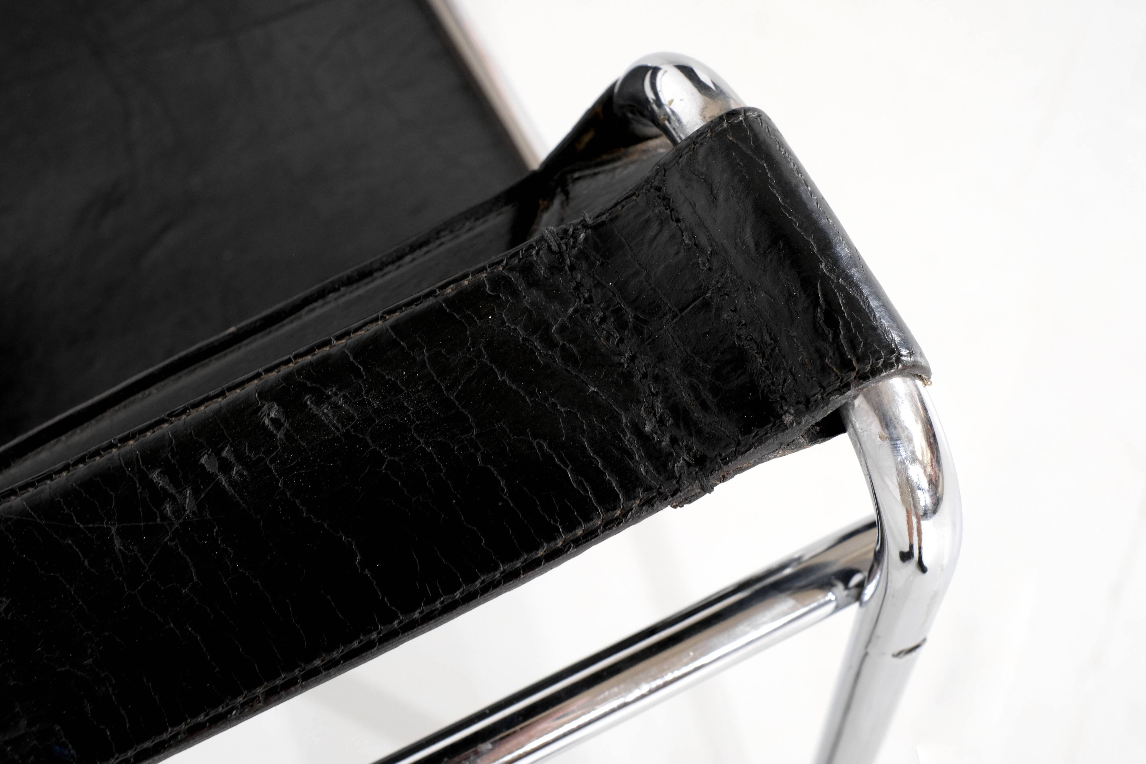 “B3 Wassily” armchair by Marcel Breuer for Gavina, Italy, 1925.