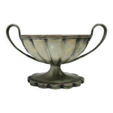 Empire salt cellar, silver-plated copper, France, 19th century