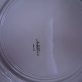 Grand Plat de service Ivoire Sarreguemines 34.5cm