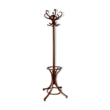 Parrot and dark arched beech coat rack