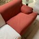 Fiandra modular sofa - Vico Magistretti - Cassina - red and white