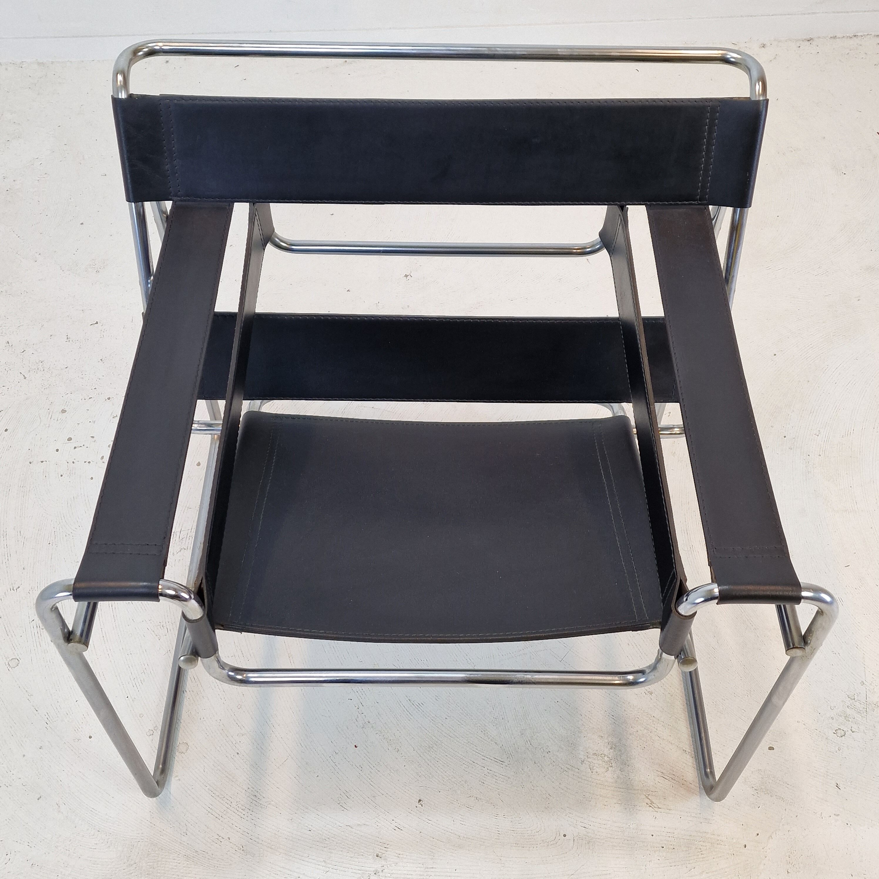 Chaise Wassily par Marcel Breuer, années 1980