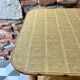Desserte bar en rotin vintage 2 niveaux