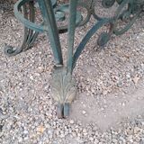 console fer et marbre