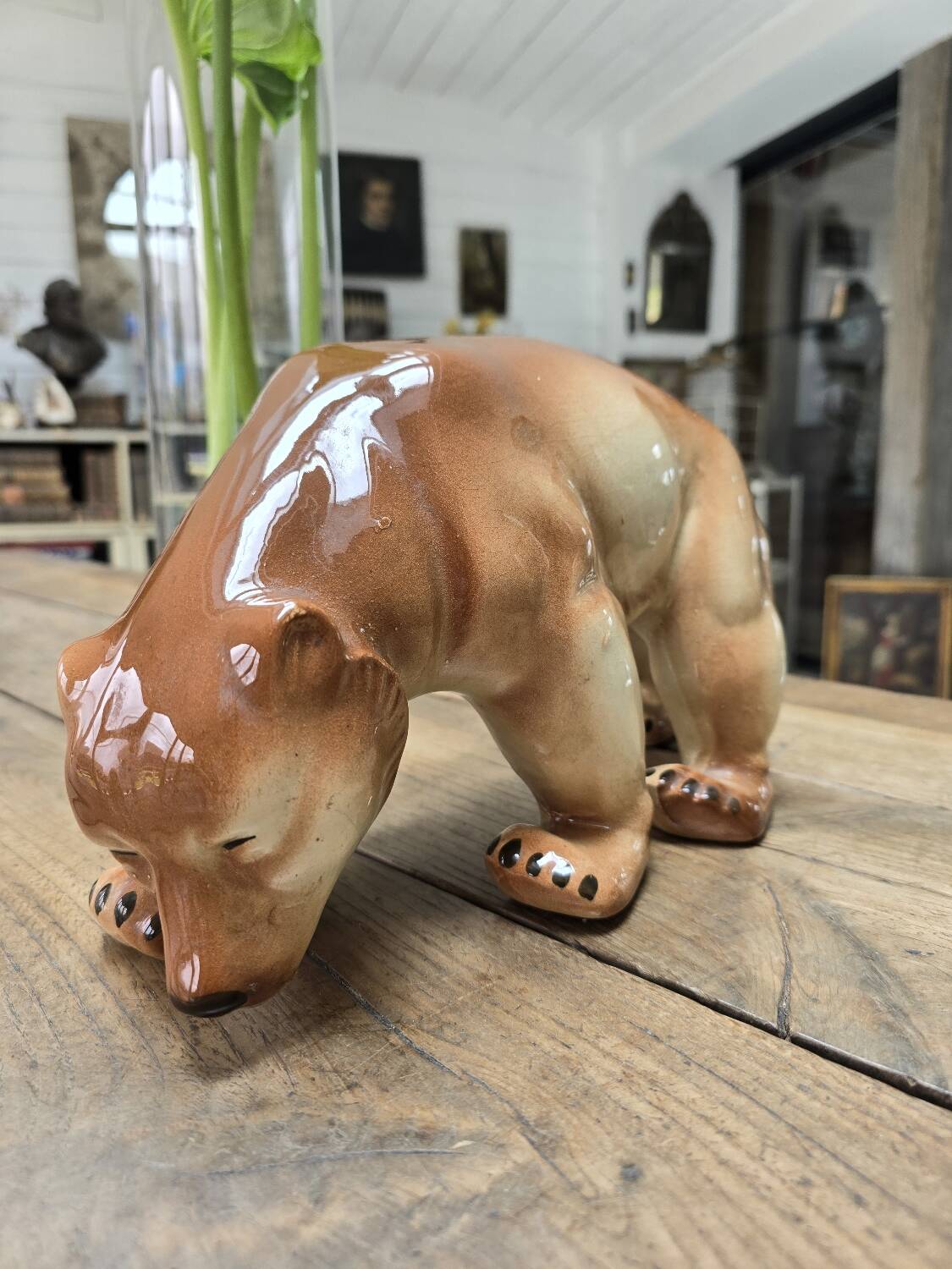 Ceramic bear early 20th century