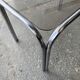 1970s Mid-Century modern tubular chrome and smoked glass nesting tables