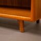 Mid-century low shelf in teak