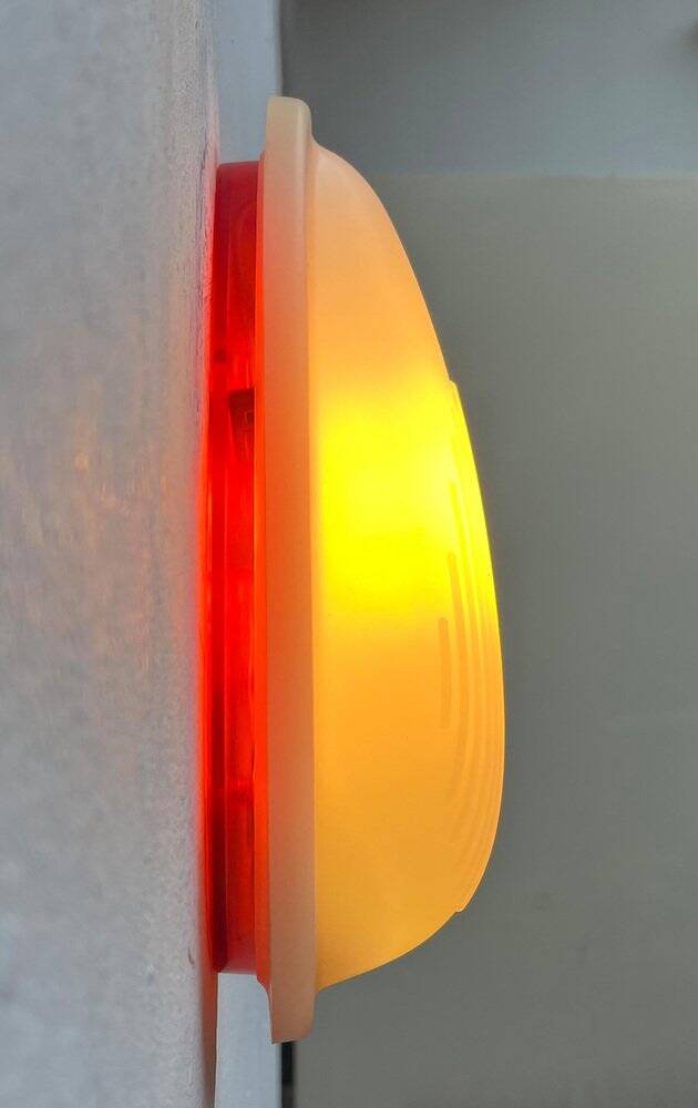 Postmodern Italian silicone wall lamp model Drop 1 by Marc Sadler for Arteluce, 1990s.