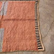 Handmade traditional natural wool rug size 150/250 cm
