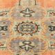 6x9 Vintage Pale Orange Oushak Handmade Vintage Rug, 176x260 Cm