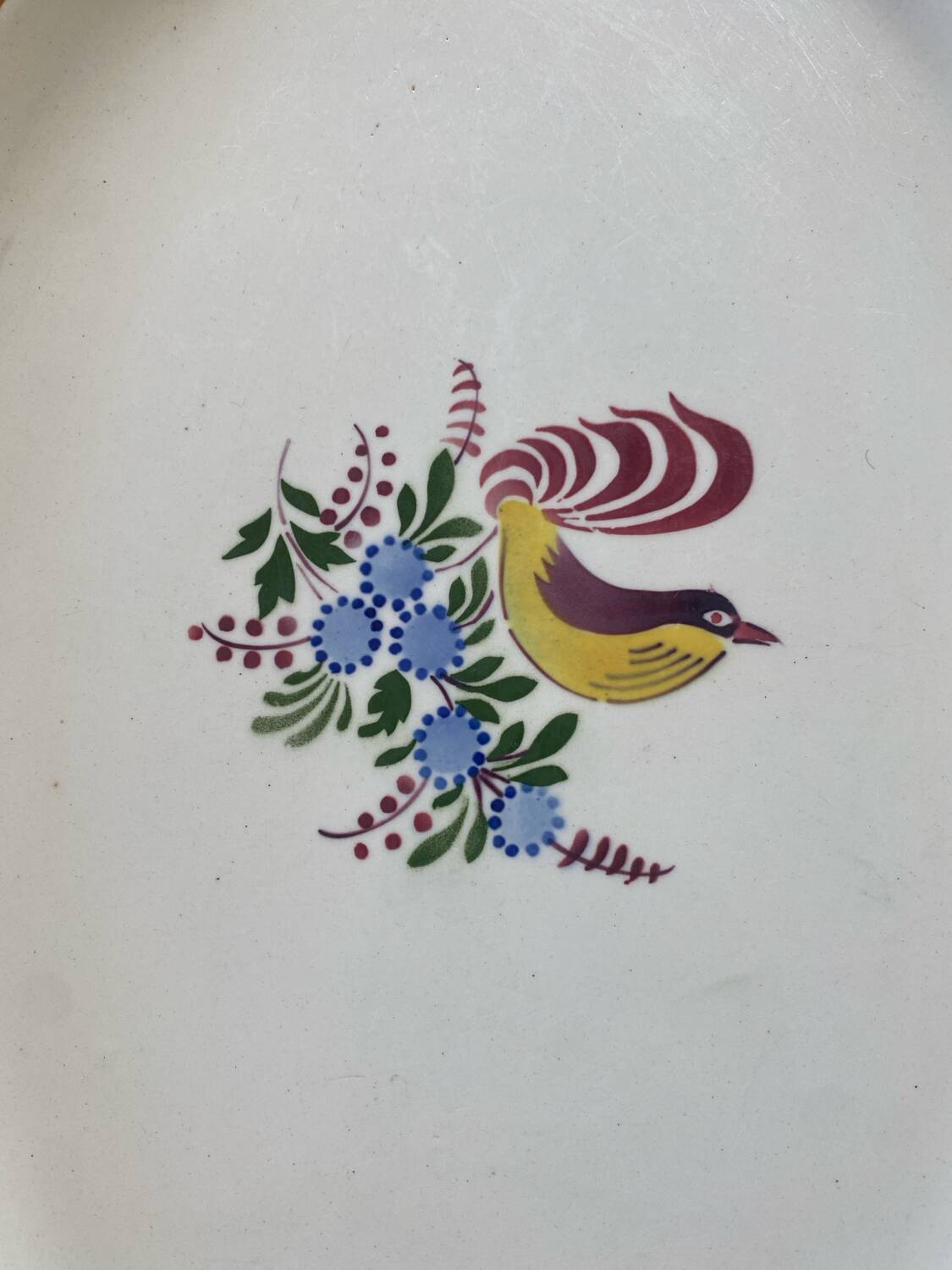 La Louvière oval dish