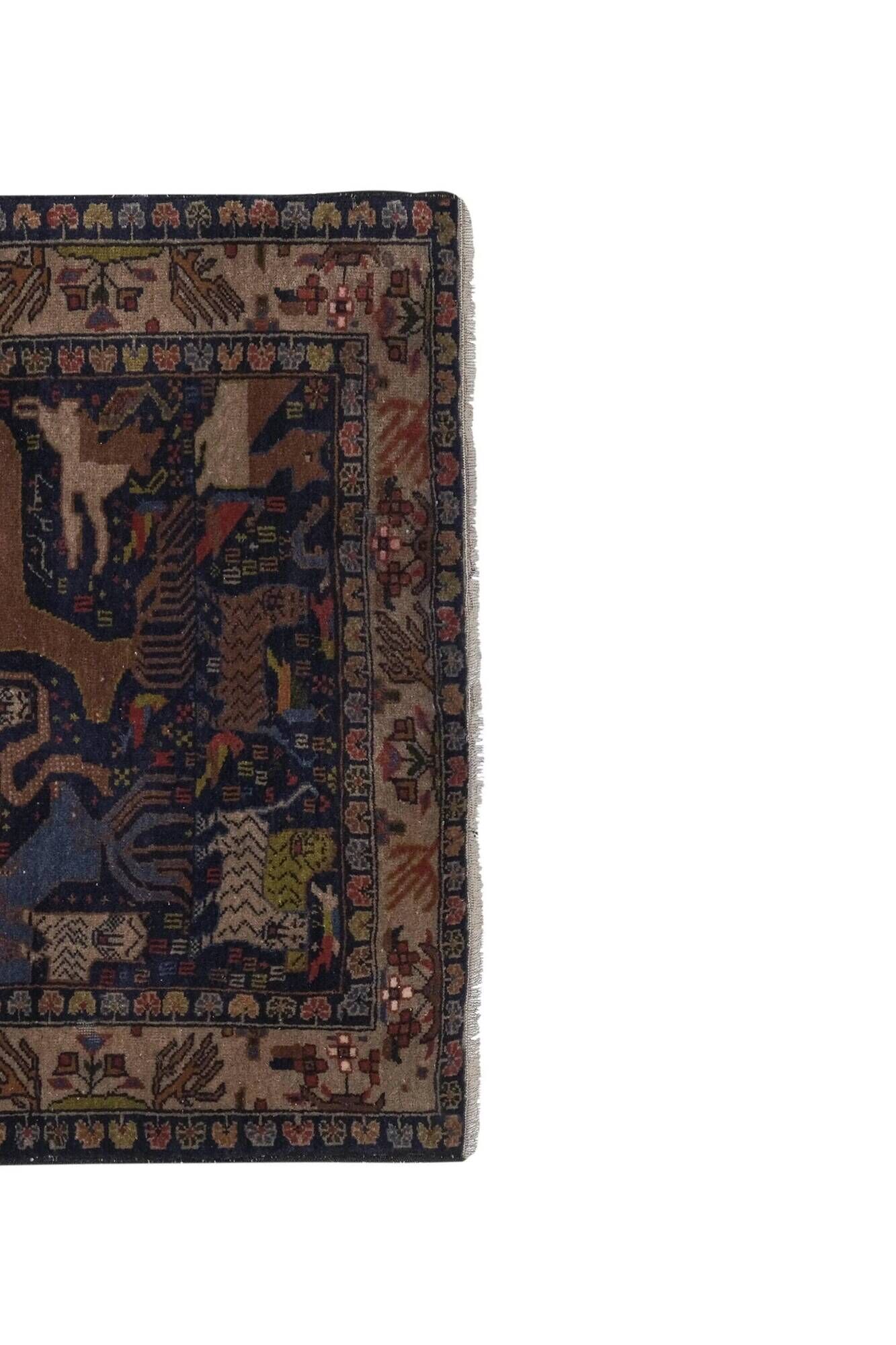 Tapis turc vintage fait main