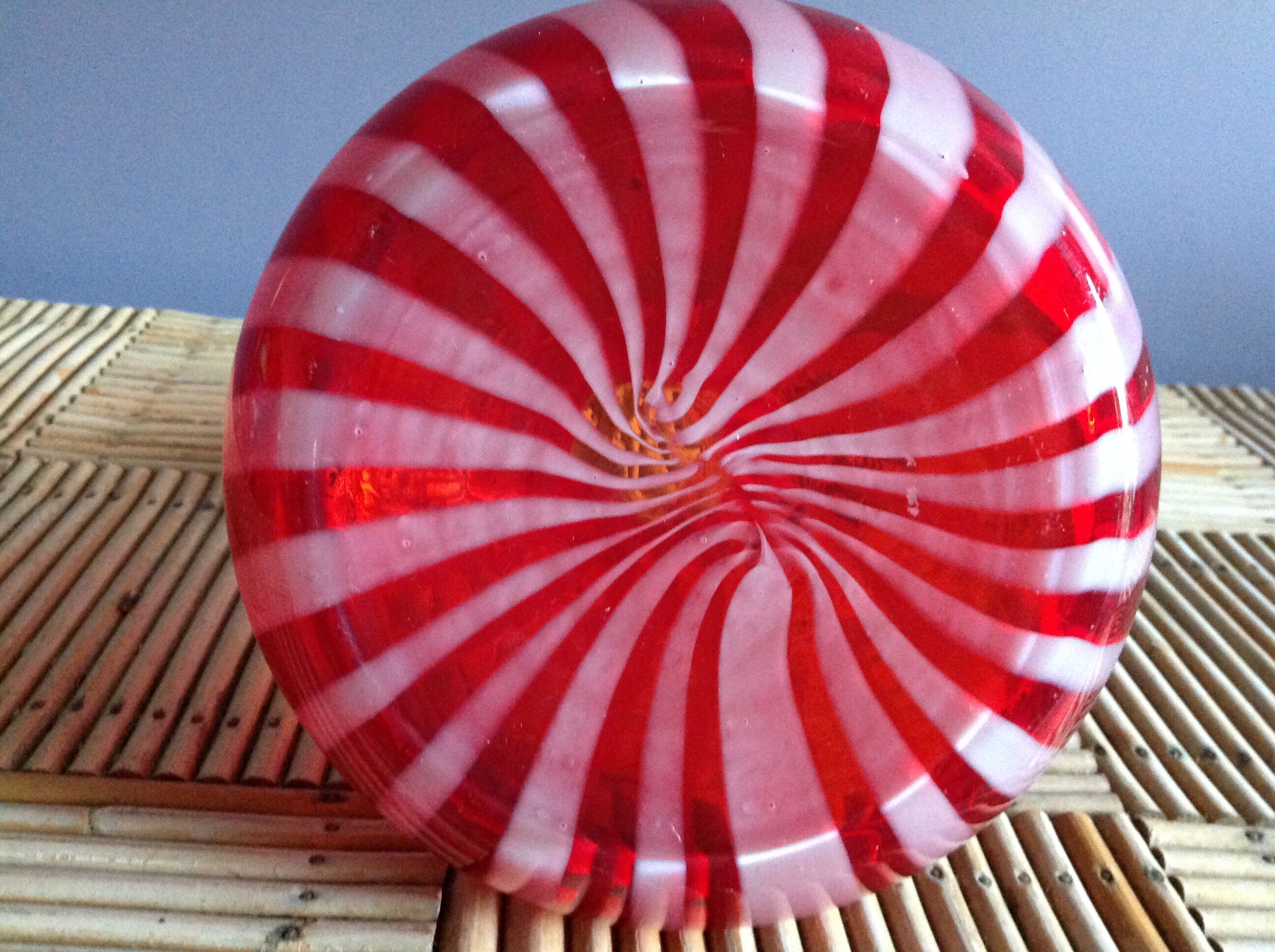 Vintage striped carafe