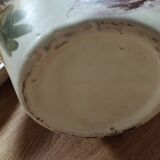 Vintage floral stoneware pitcher vase saucer and mug set