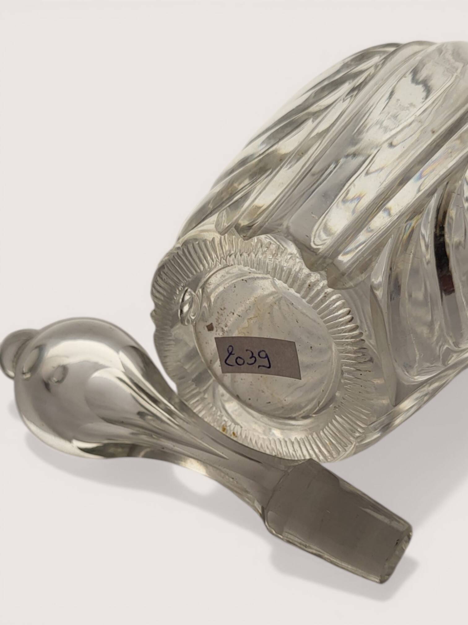 Art Deco glass bottle