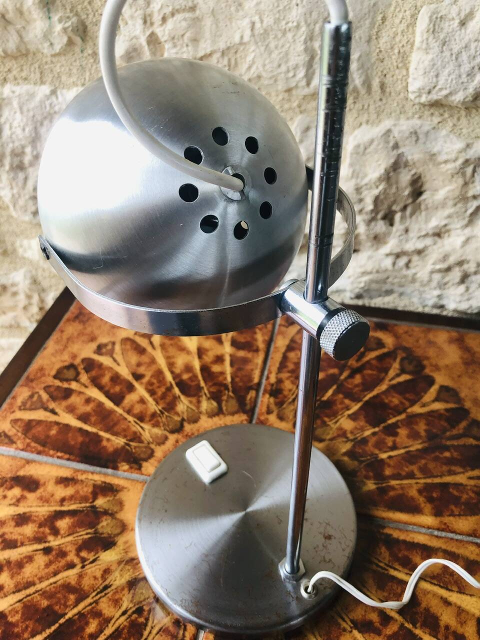 Vintage eyeball table lamp circa 1970s