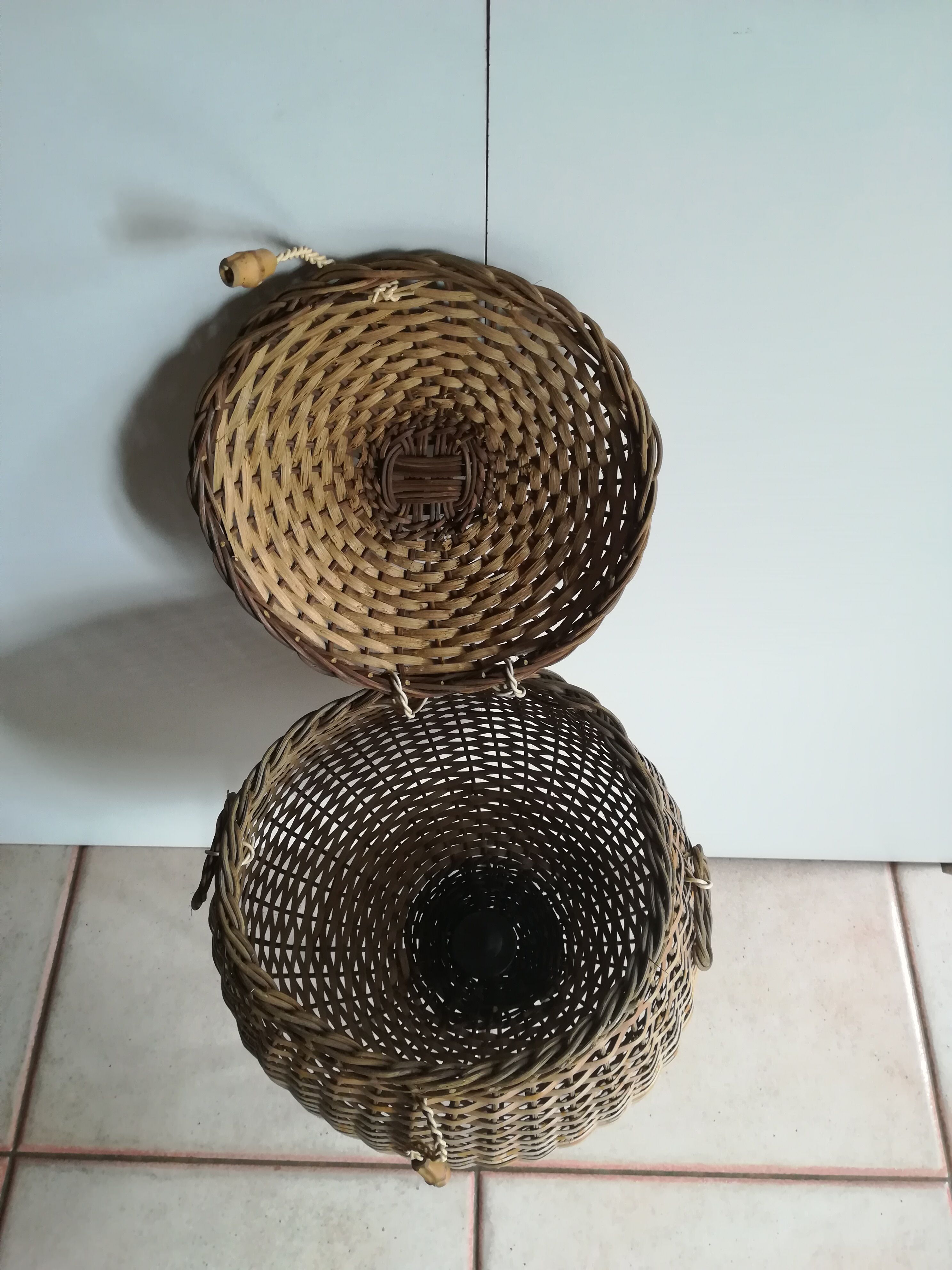 Vintage 60s work basket