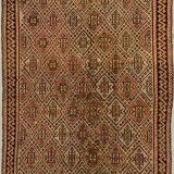 Large Vintage Turkish Kilim Rug 331x165 cm Wool Jajim Kelim