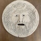 Vintage Bocca della Verità Wall Sculpture by Domenico Persiani, Rome
