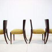 4 art deco dining chairs h-214 by Jindrich Halabala for Up Závody, set of 4