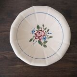 Pair of round dishes Digoin Sarreguemines 9177