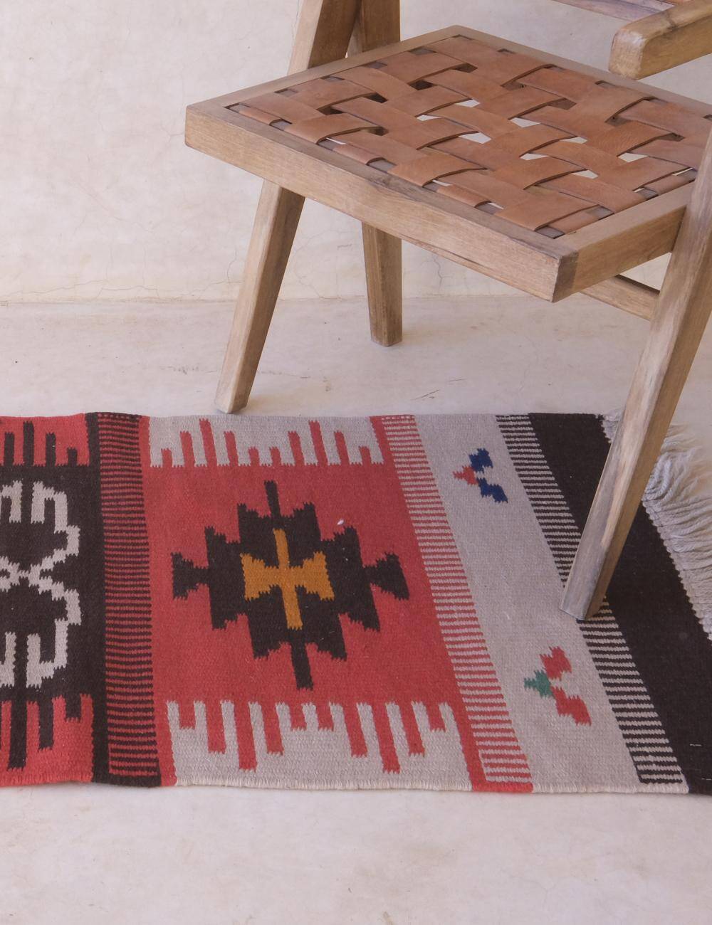 Czechoslovakia Kilim Rug - 141 x 67 cm