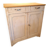 Buffet parisien patiné