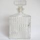 Rectangular whiskey decanter