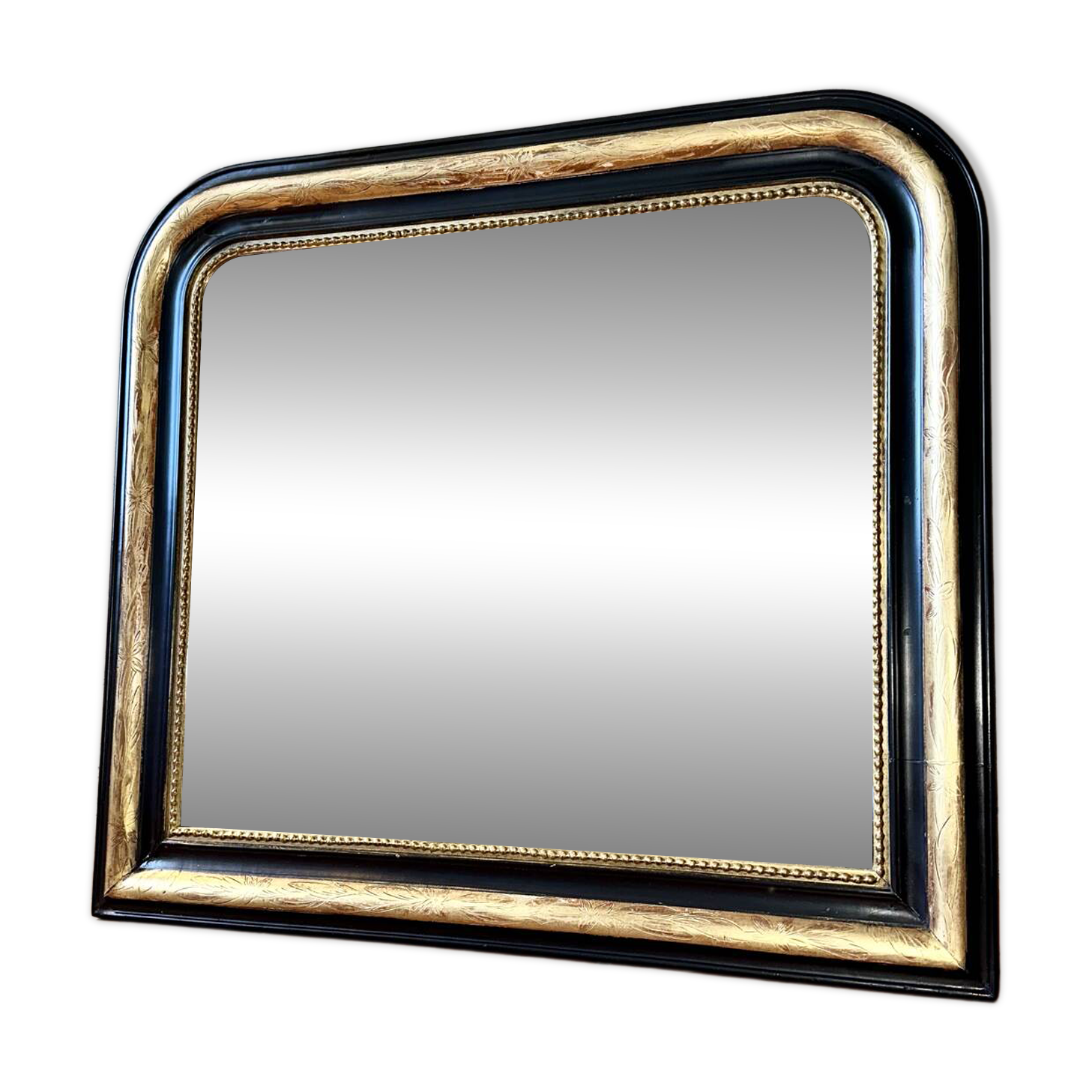 Louis-Philippe antique gilded mirror 19th century