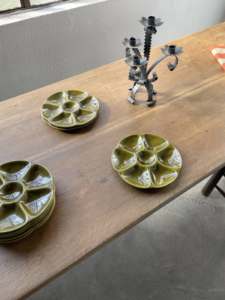 Oak farm table 220 cm