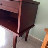Vintage wooden bedside table