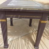 Coffee table or end of sofa style with brass chopsticks TOTALLY