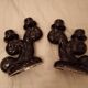 Pair of Vallauris ceramic candlesticks