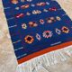 Moroccan Berber rug handwoven: small wool kilim