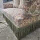 Louis Philippe style floral decor sofa bench from the nap period