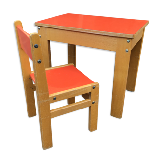 Children's desk and chair