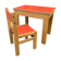 Bureau & chaise enfant école maternelle  vintage