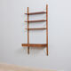 Poul Cadovius teak wall unit with a desk and 3 shelves, Denmark, 1960s