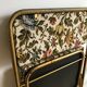 Chaise pliante vintage lafuma chantazur au tissu brodé fleuri