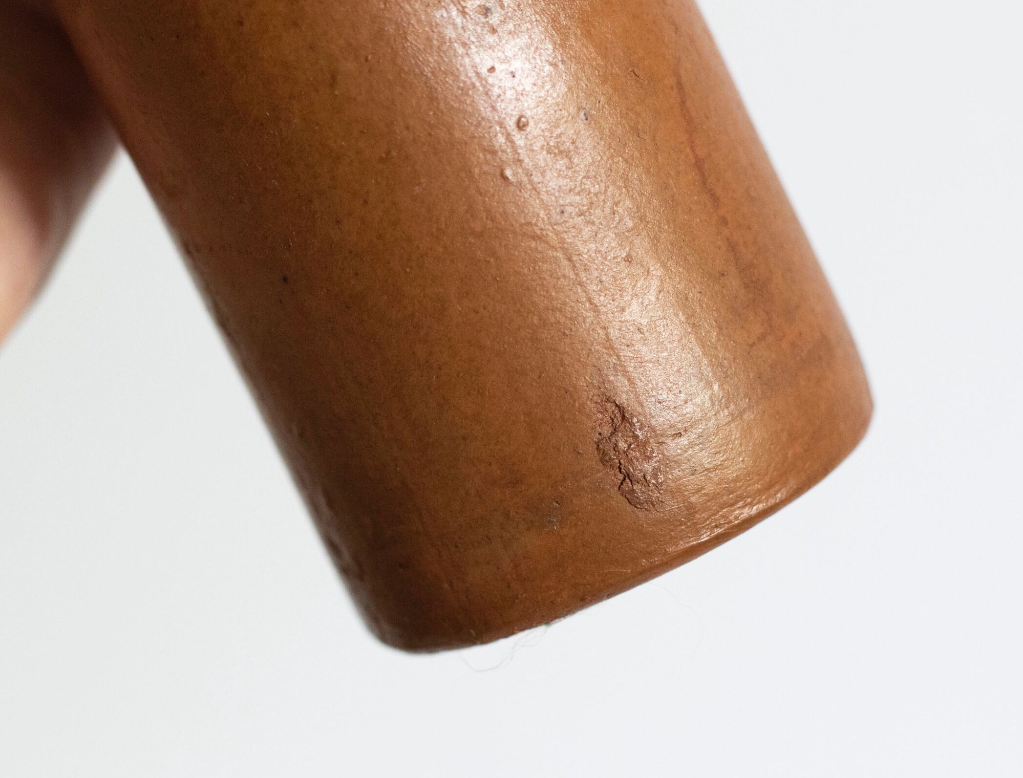 Vintage brown stoneware bottle